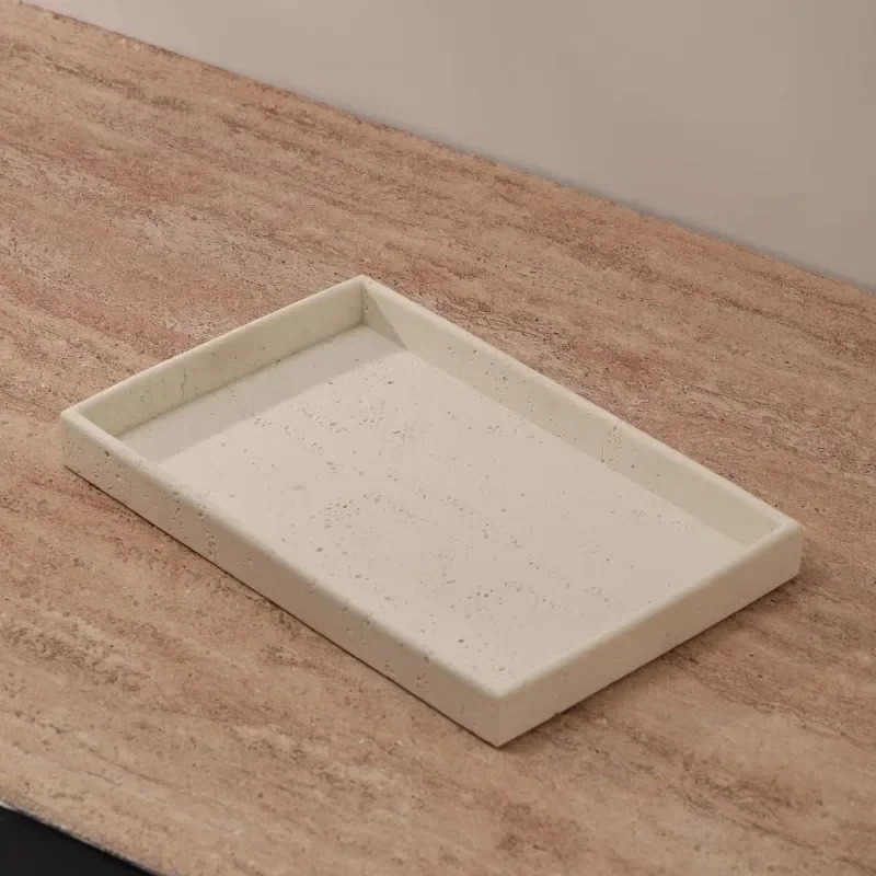 Stone-Look Bathroom Accessory Collection - Image 11