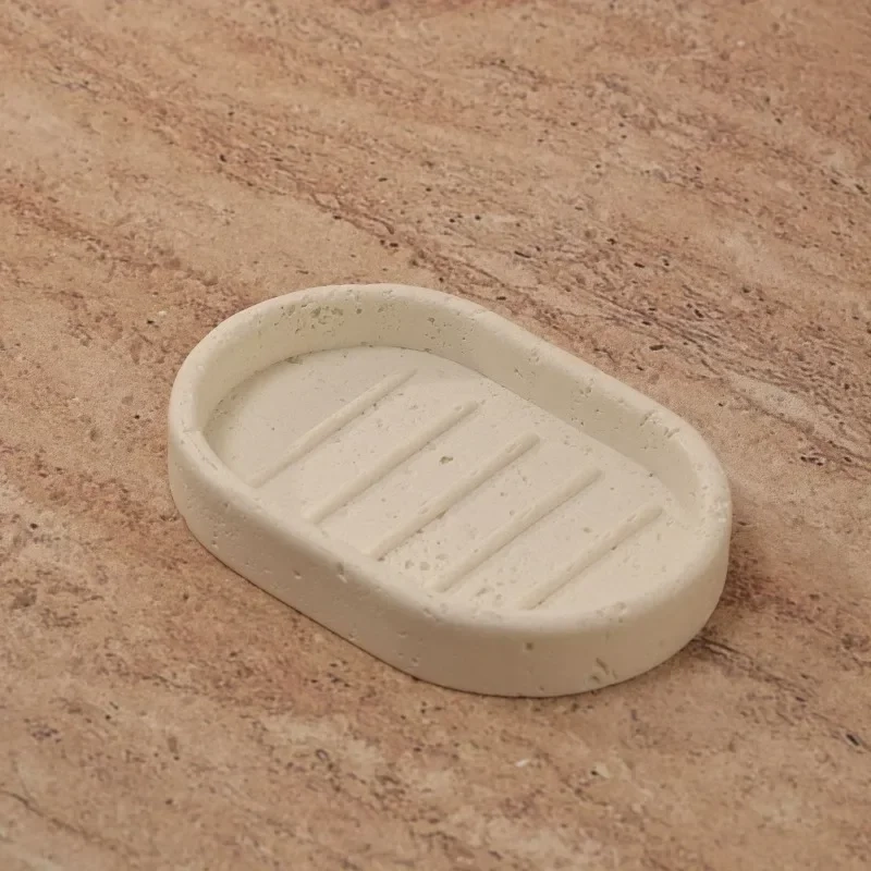 Stone-Look Bathroom Accessory Collection - Image 7