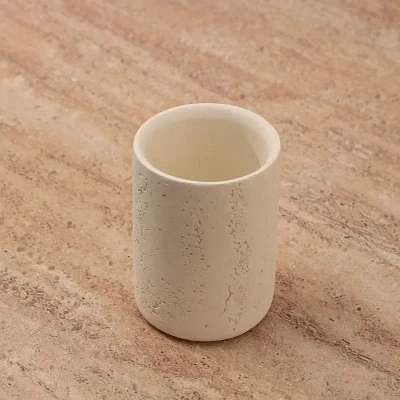 Stone-Look Bathroom Accessory Collection - Image 3