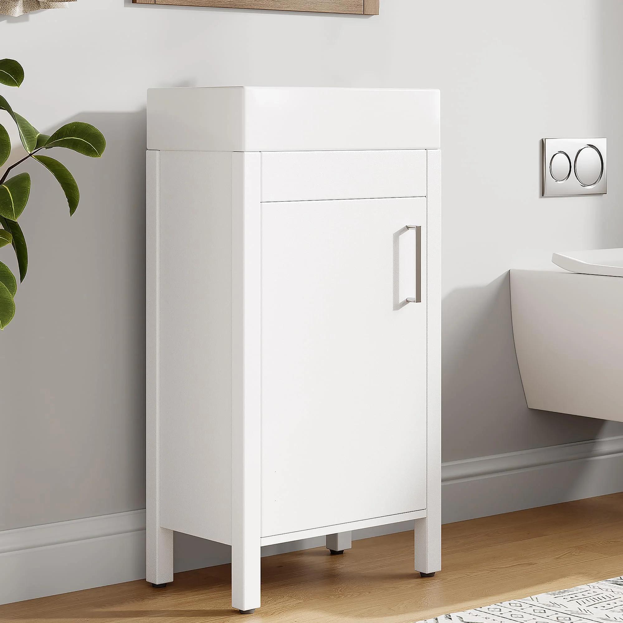 Freestanding Bathroom Vanity with Sink and Storage Drawer - Image 5