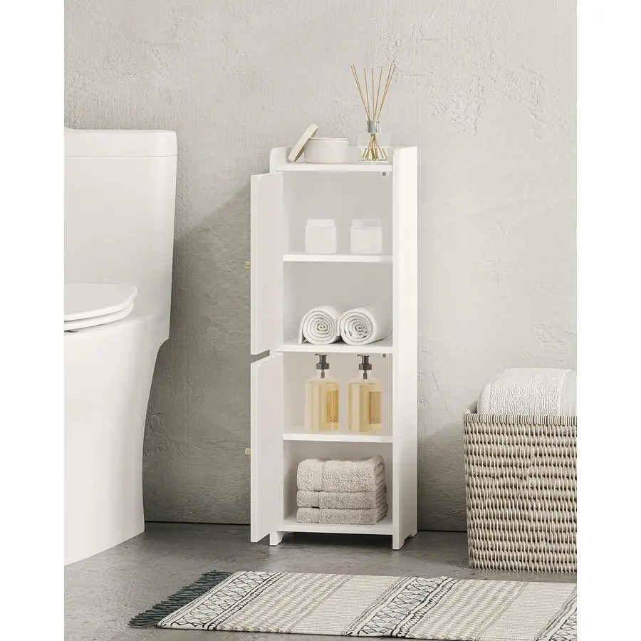 Narrow Corner Bathroom Storage Cabinet - Image 4