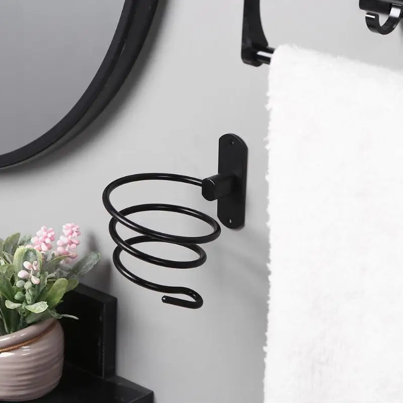 Corner Aluminum Hair Dryer Holder - Image 3