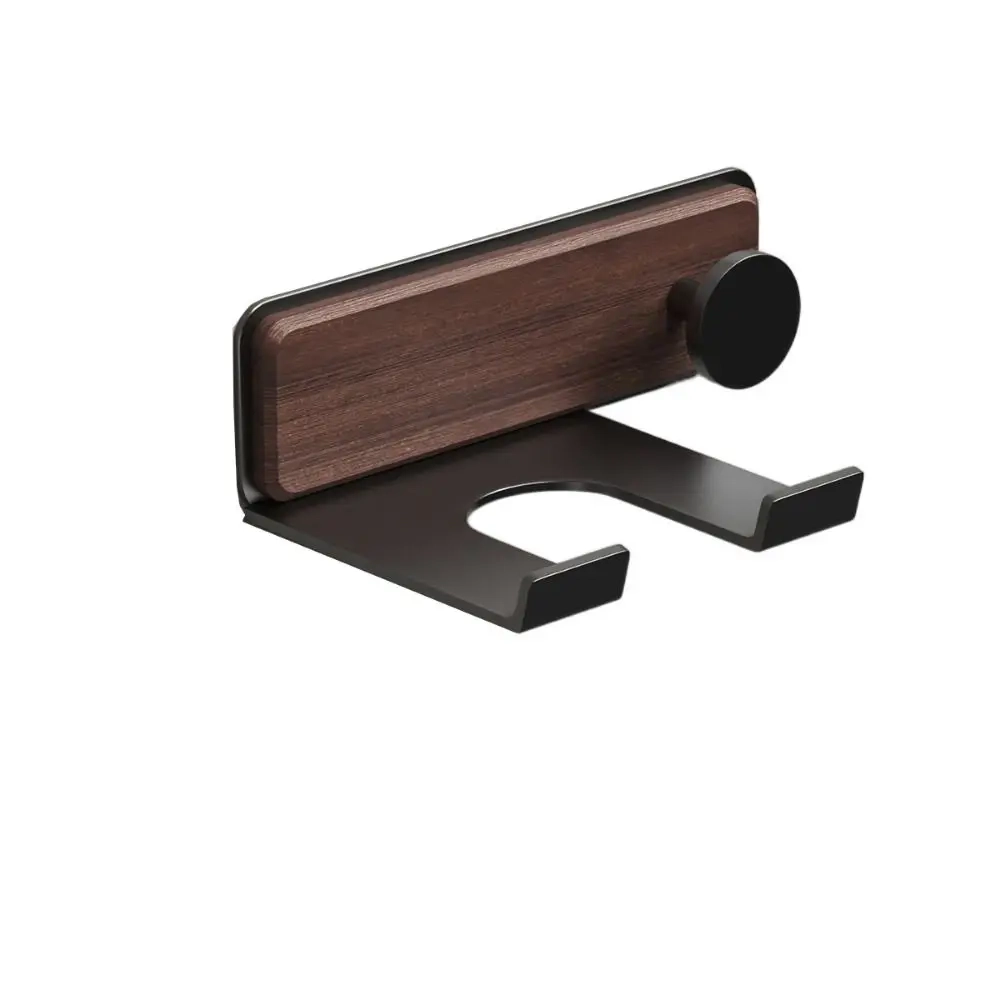 Wood Wall-Mount Hair Dryer Holder - Image 12
