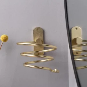 Corner Aluminum Hair Dryer Holder