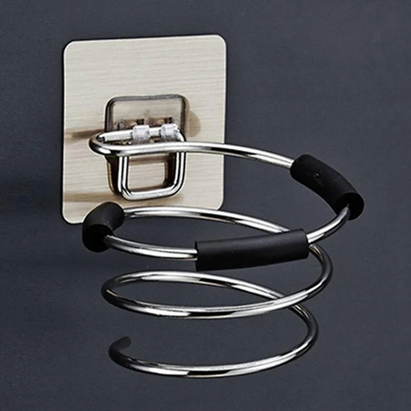 Wall-Mount Hair Dryer Holder