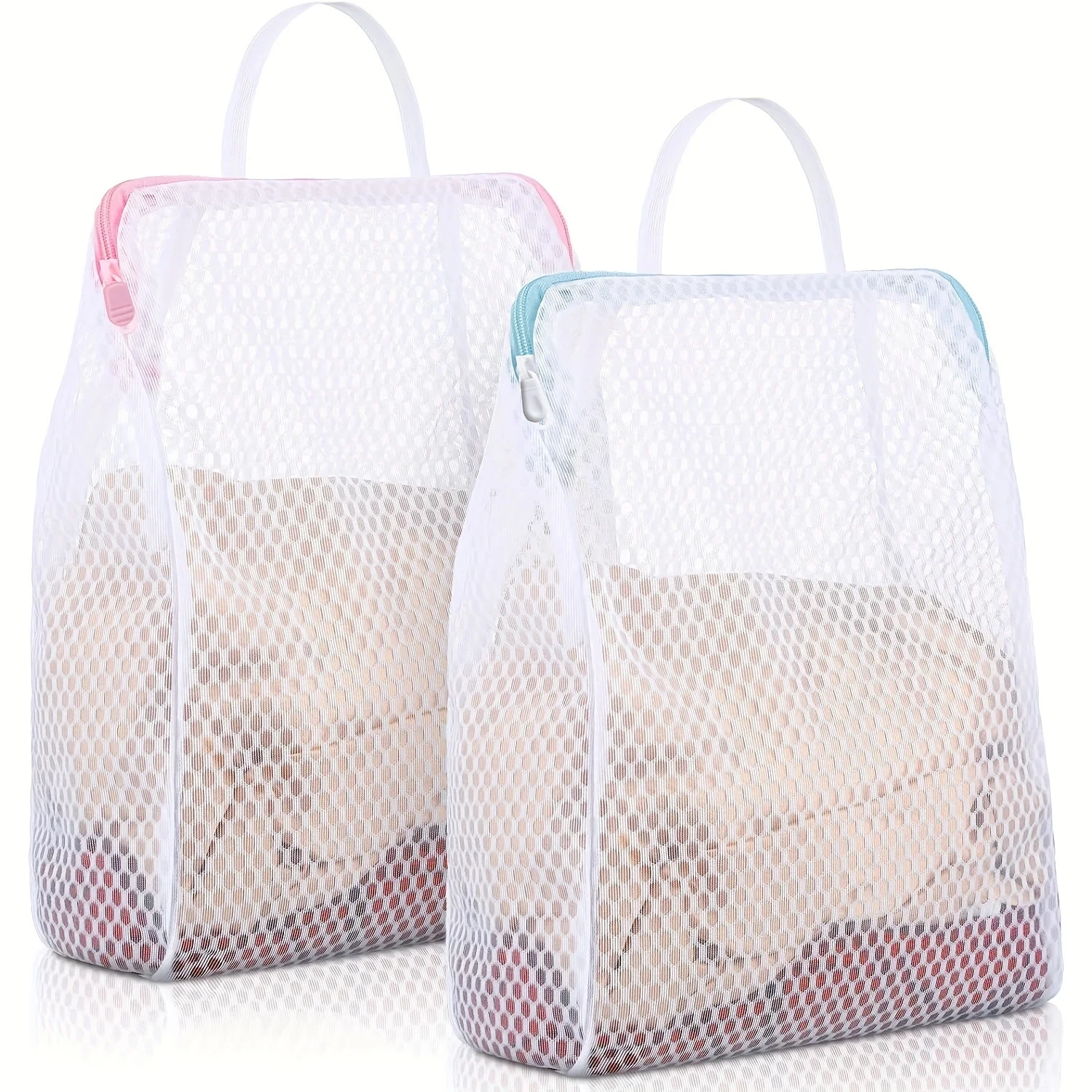 Zippered Mesh Laundry Bag for Lingerie and Delicates