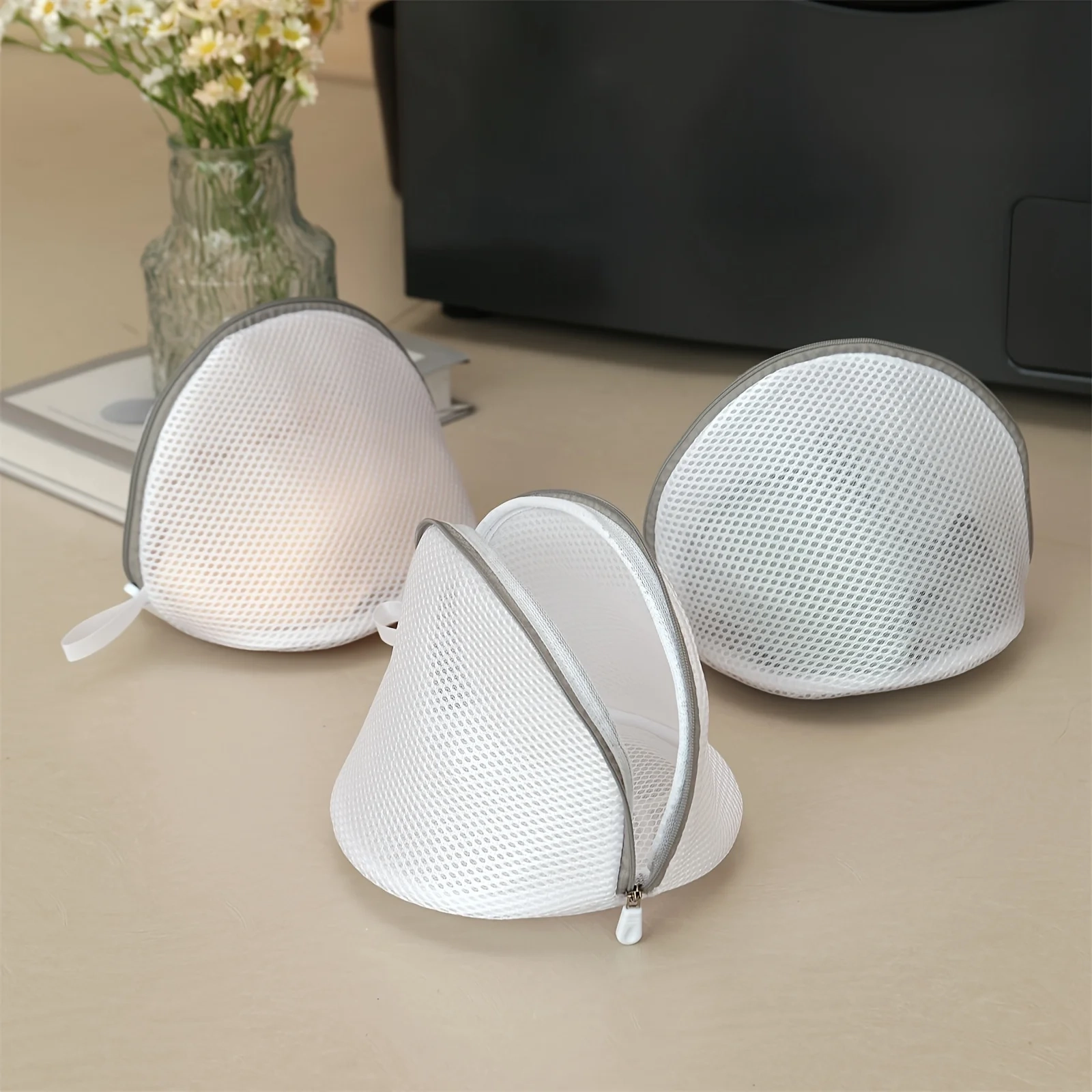 3-Piece Zippered Laundry Bag Set for Bras and Underwear - Image 2