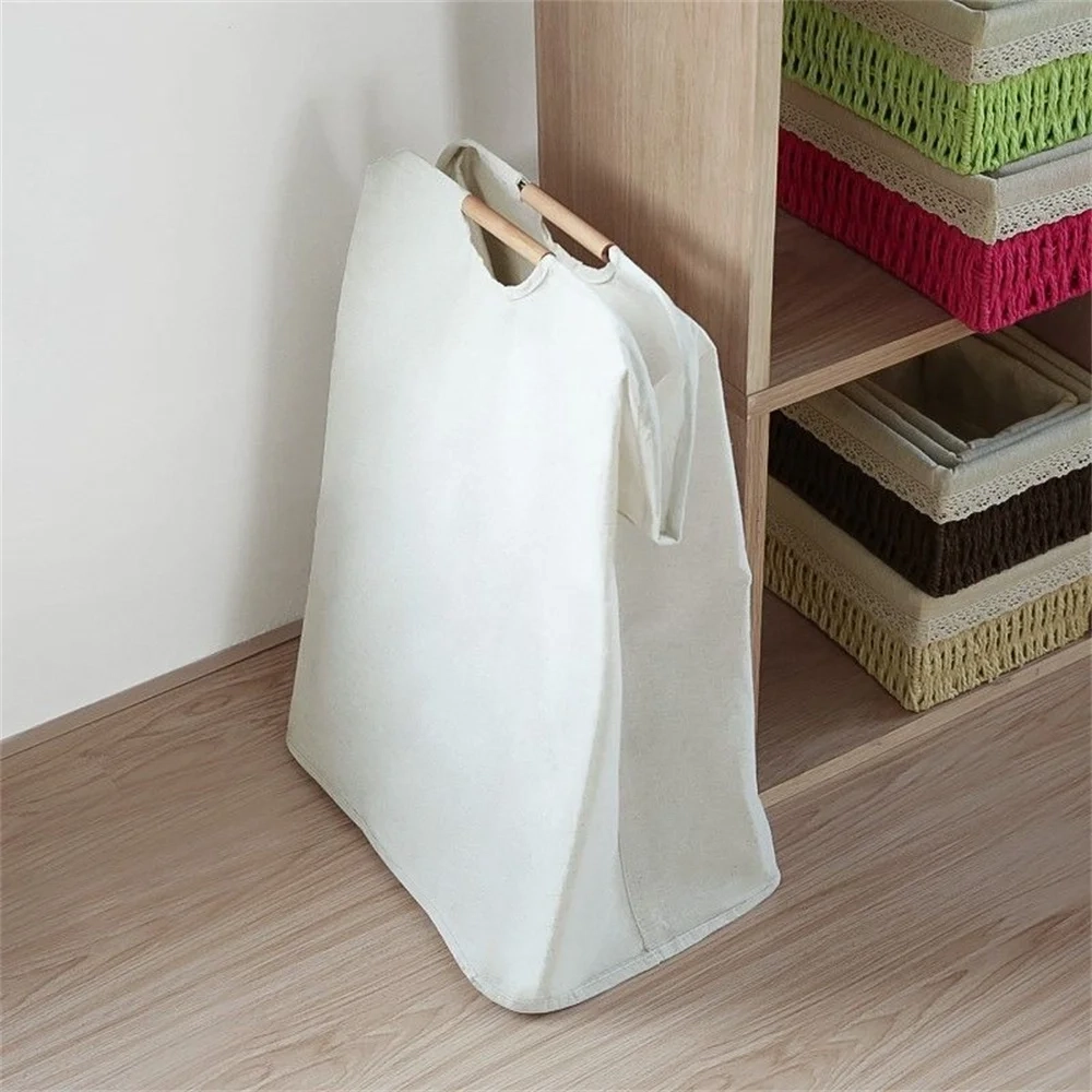 Foldable Waterproof Oxford Laundry Basket with Handles - Image 5
