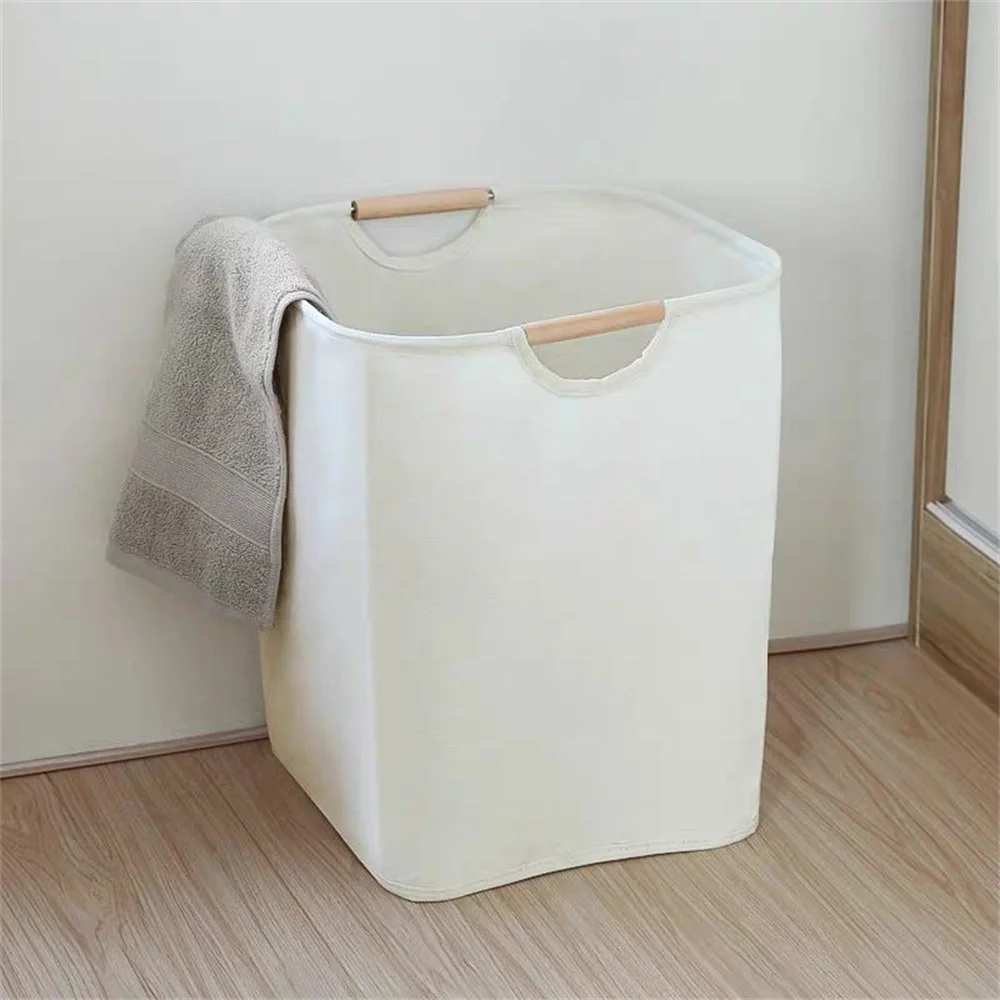 Foldable Waterproof Oxford Laundry Basket with Handles - Image 6