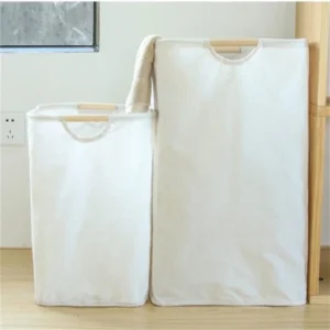 Foldable Waterproof Oxford Laundry Basket with Handles