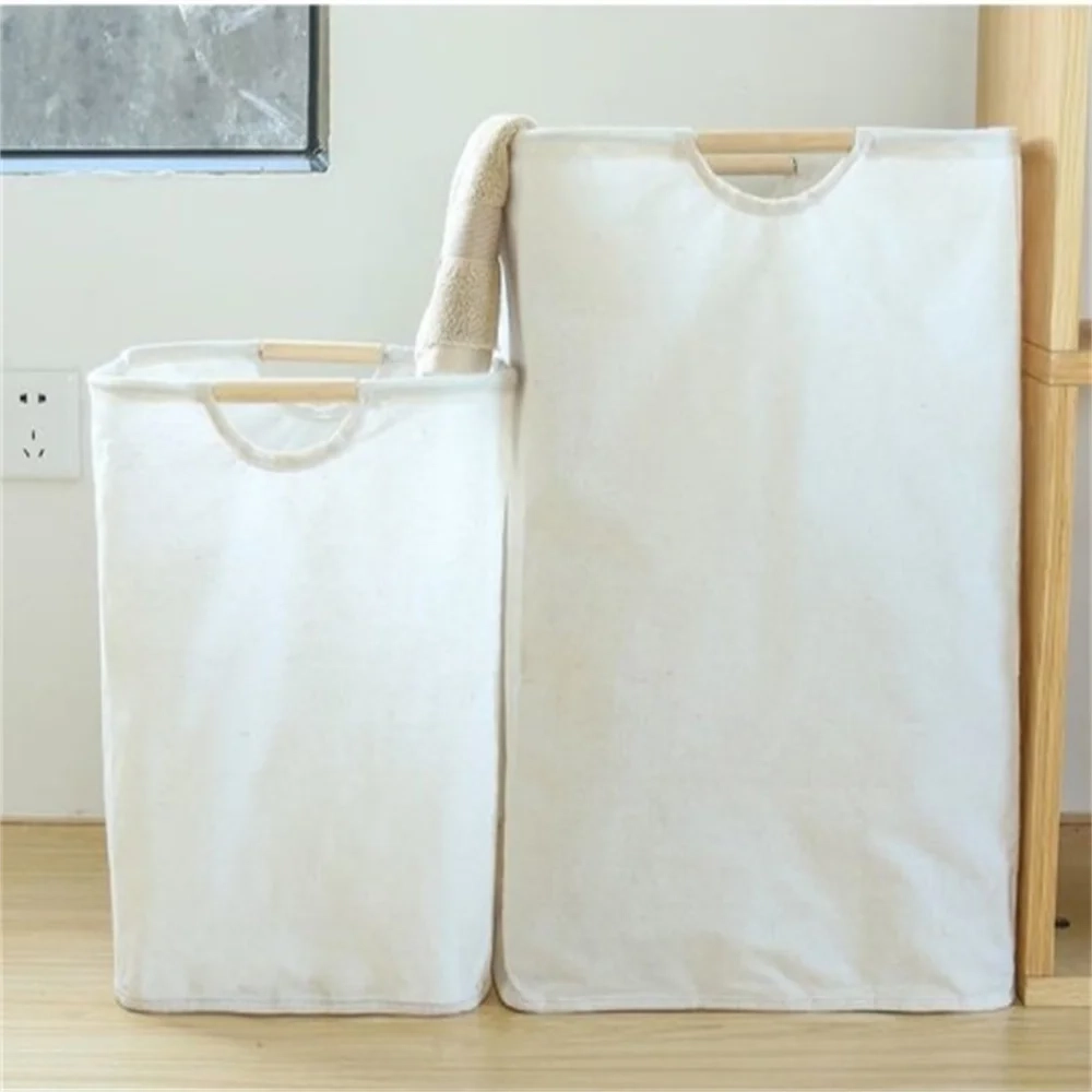 Foldable Waterproof Oxford Laundry Basket with Handles