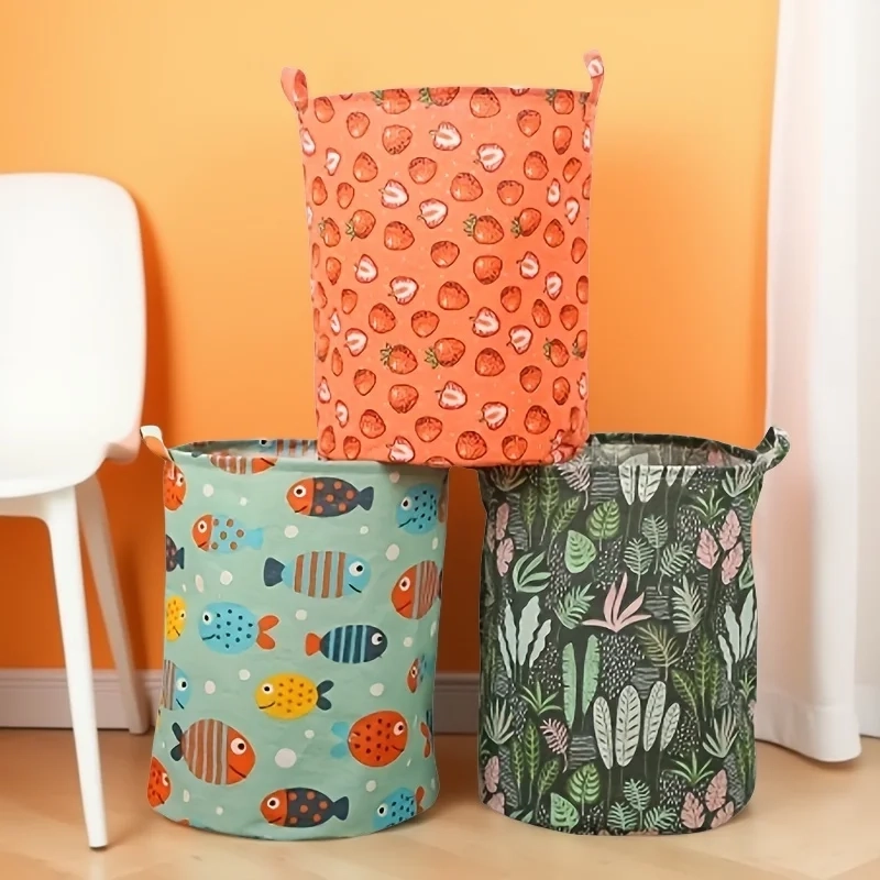 Fabric Laundry and Clothes Storage Basket - Image 4