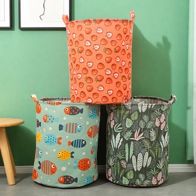 Fabric Laundry and Clothes Storage Basket - Image 5