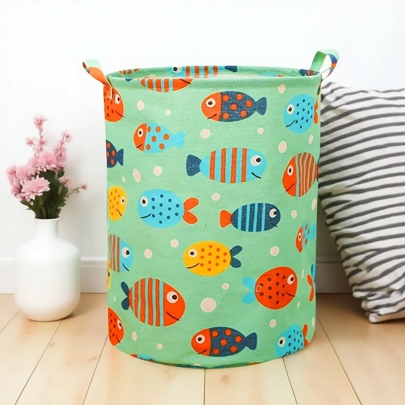 Fabric Laundry and Clothes Storage Basket - Image 6