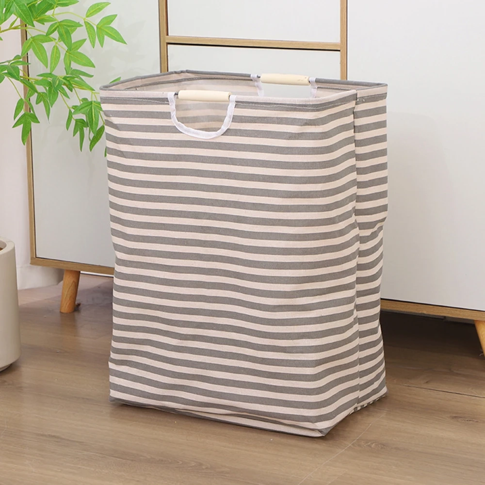 Foldable Waterproof Fabric Laundry Storage Basket - Image 8