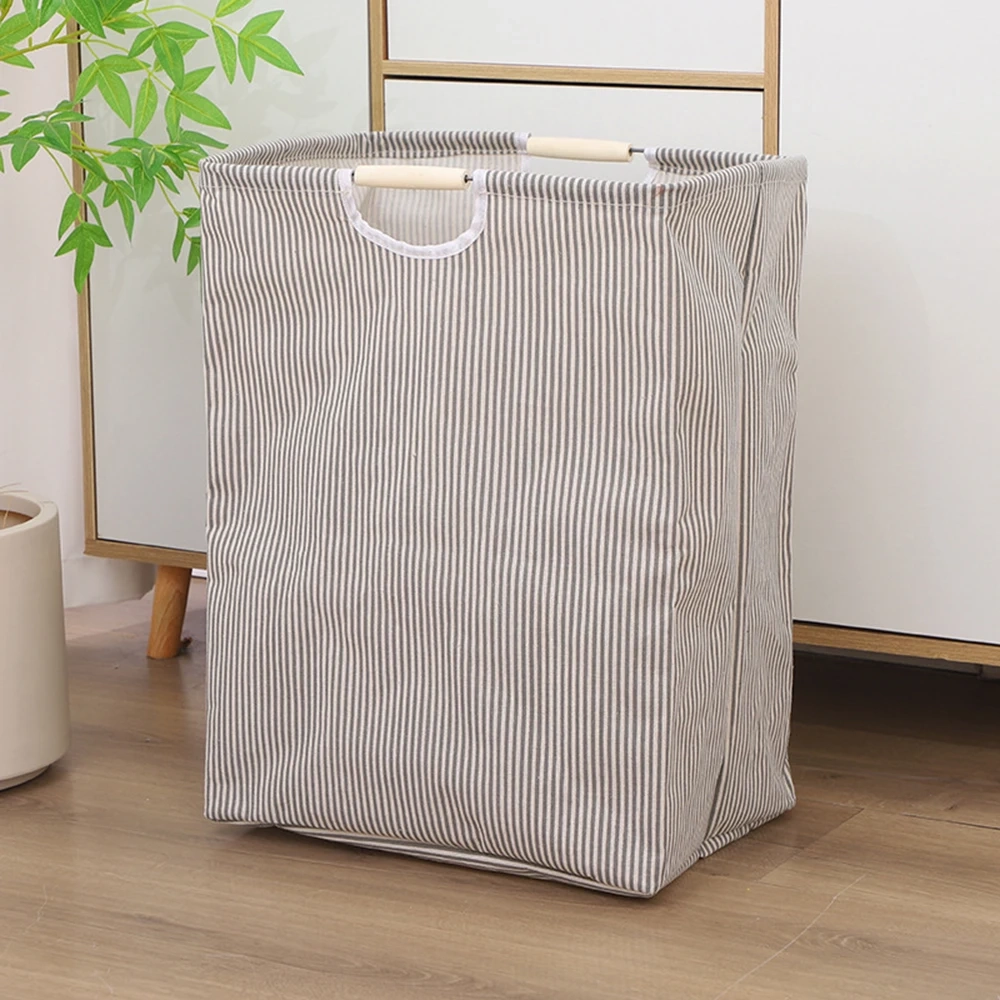 Foldable Waterproof Fabric Laundry Storage Basket - Image 7