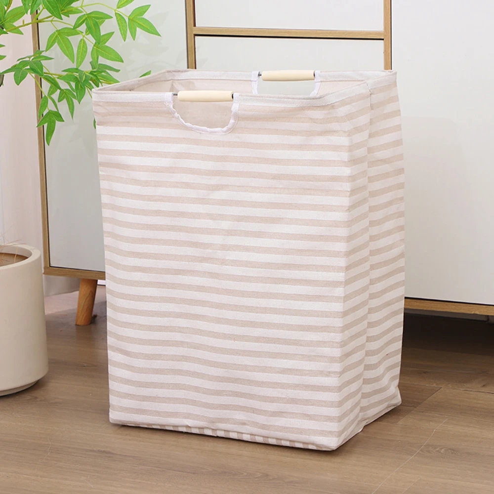 Foldable Waterproof Fabric Laundry Storage Basket - Image 9