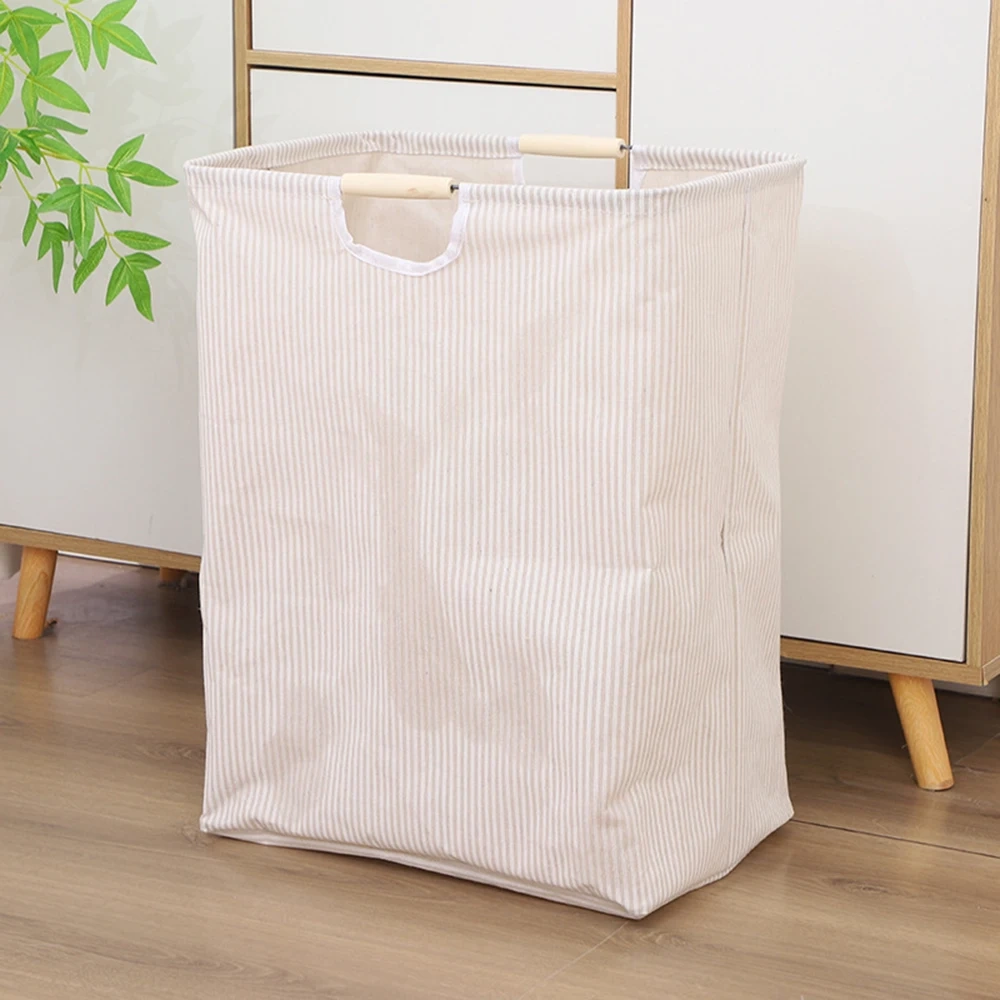 Foldable Waterproof Fabric Laundry Storage Basket - Image 6