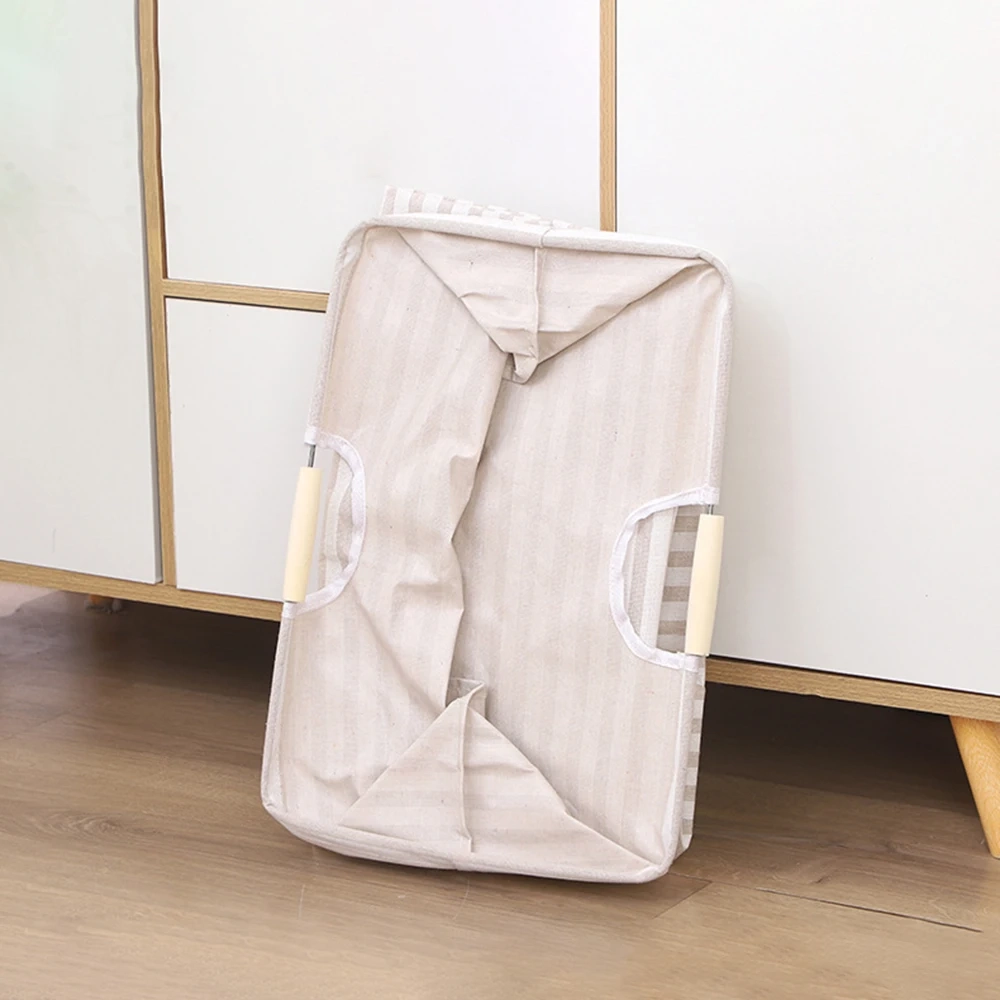 Foldable Waterproof Fabric Laundry Storage Basket - Image 5