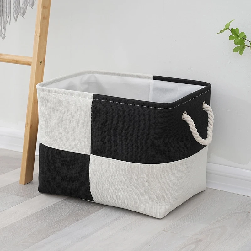 Foldable Linen Laundry and Sundries Storage Basket - Image 3