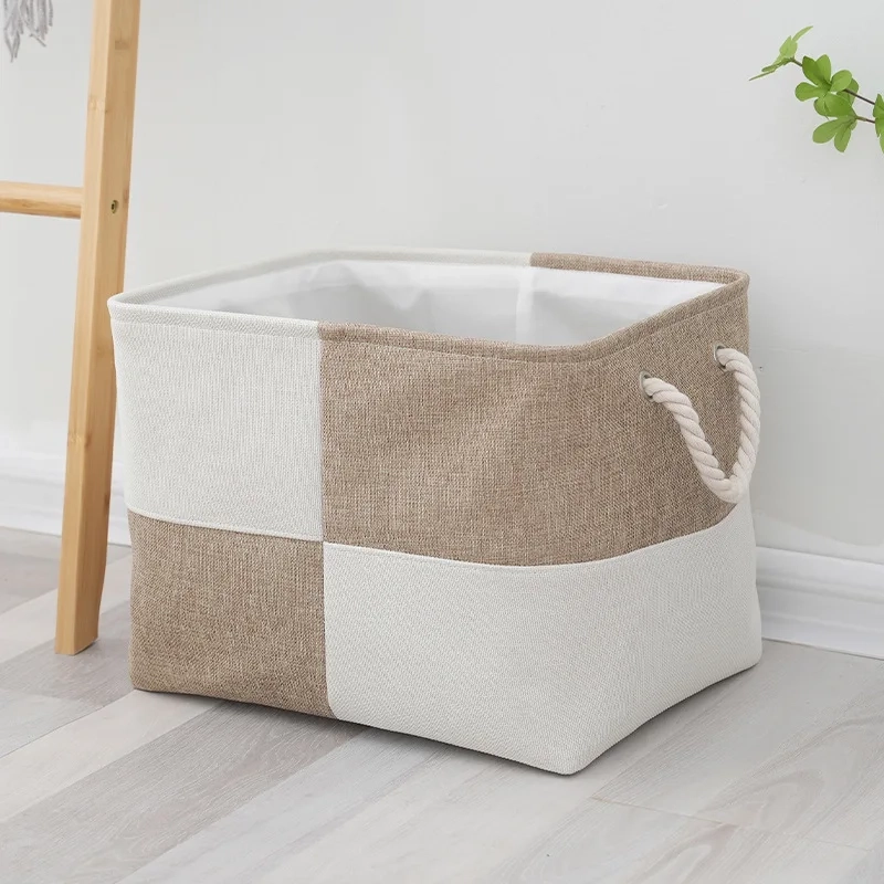 Foldable Linen Laundry and Sundries Storage Basket