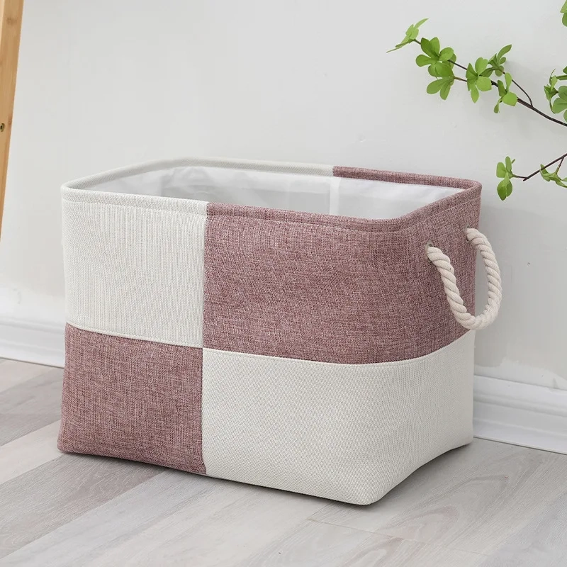 Foldable Linen Laundry and Sundries Storage Basket - Image 4