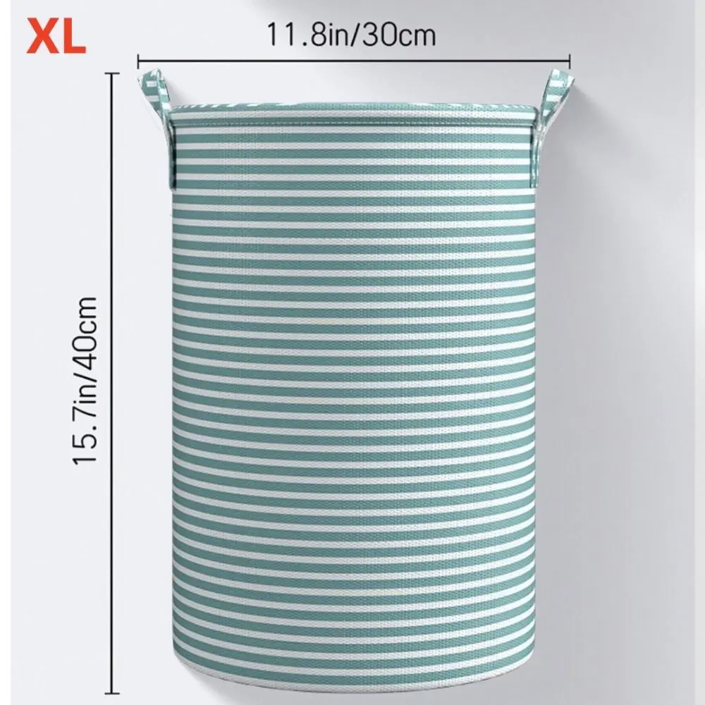Foldable Cotton Linen Laundry and Storage Basket - Image 4