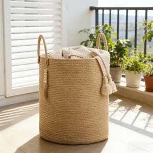 Extra Large Cotton Rope Laundry and Storage Basket