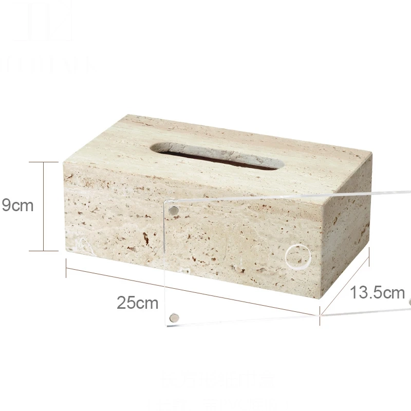 Beige Travertine Marble Bathroom Essentials Set - Image 28