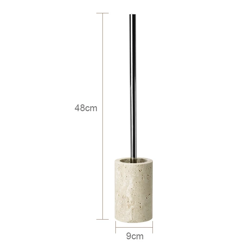 Beige Travertine Marble Bathroom Essentials Set - Image 30