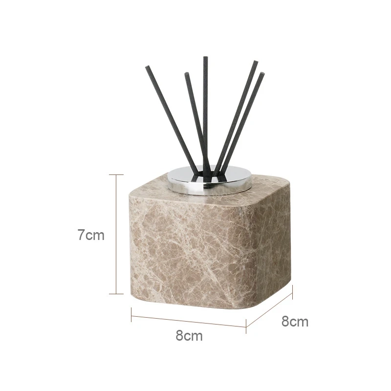Light Brown Natural Marble Bathroom Accessory Collection - Image 17
