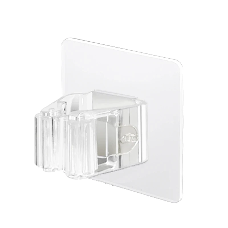 Clear Wall Mounted Mop Holder Clips - Image 7