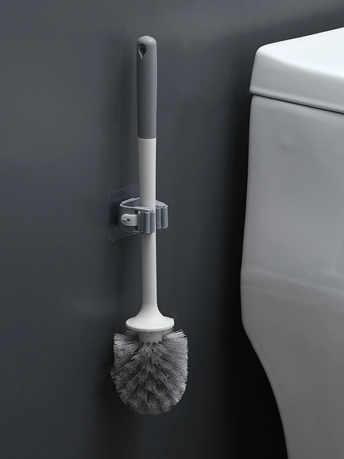 Clear Wall Mounted Mop Holder Clips - Image 6