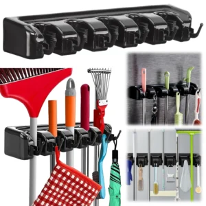 5-Position Mop and Broom Holder