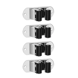 4-Piece Stainless Steel Mop Holder