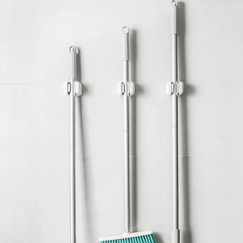 No-Drill Mop Clip Holder - Image 3