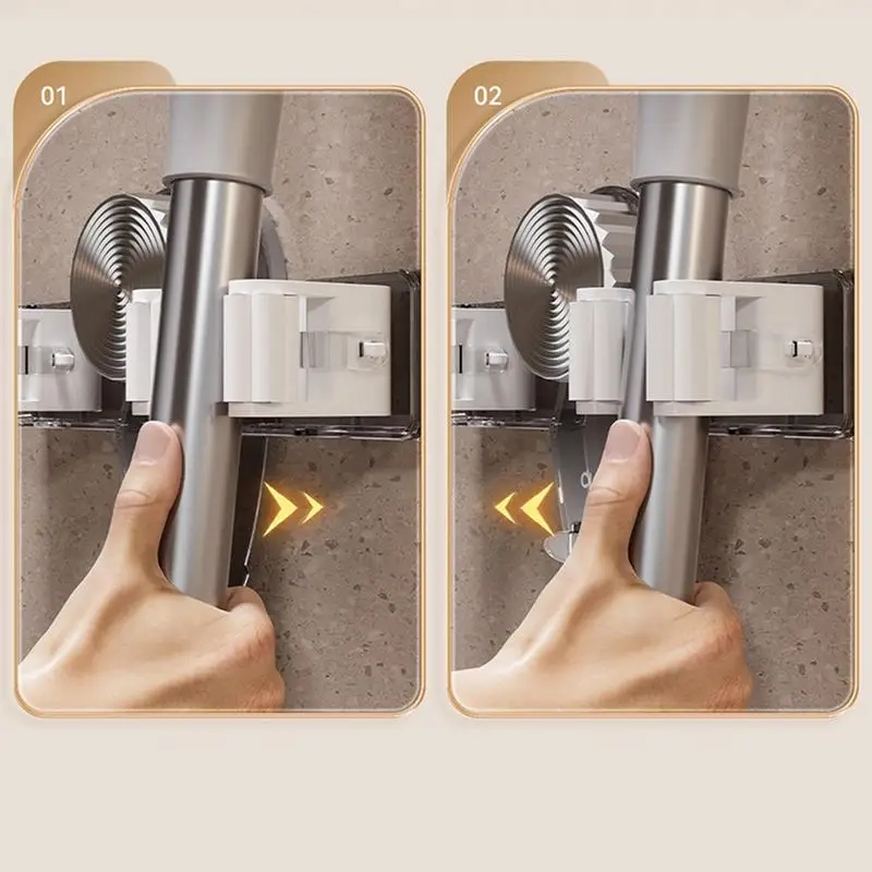 No-Drill Mop Clip Holder - Image 4