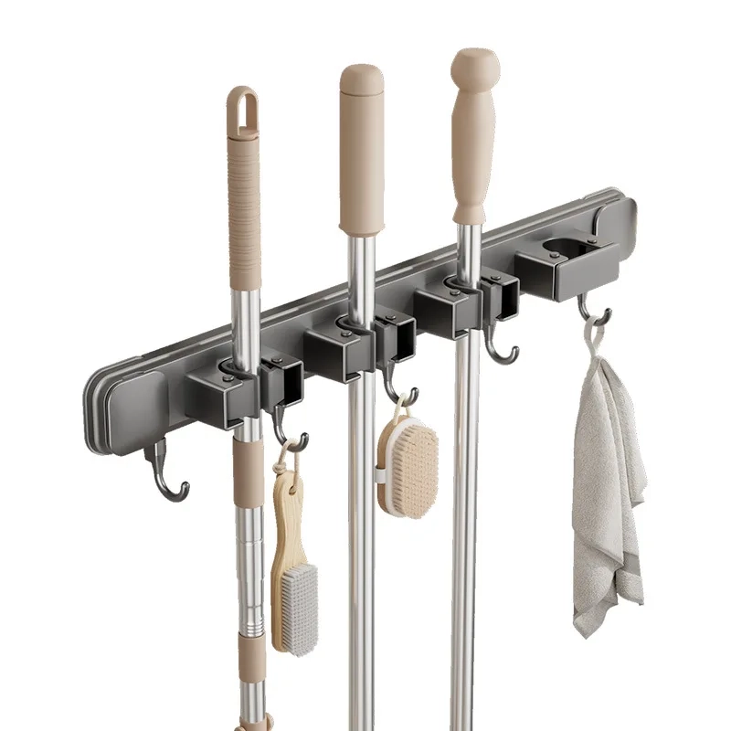 Suction Cup Mop Holder Rack - Image 4