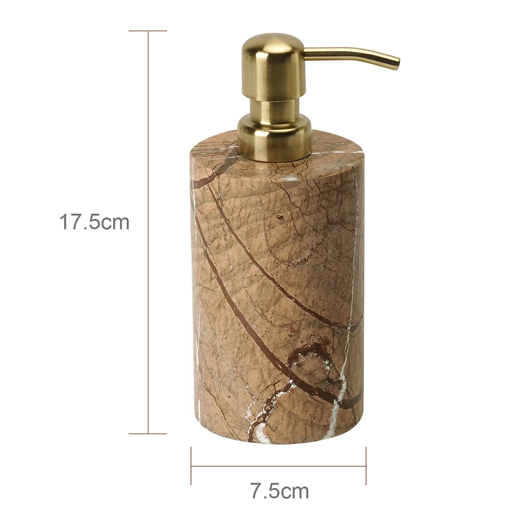 Rainforest Brown Natural Marble Bathroom Accessory Collection - Image 8