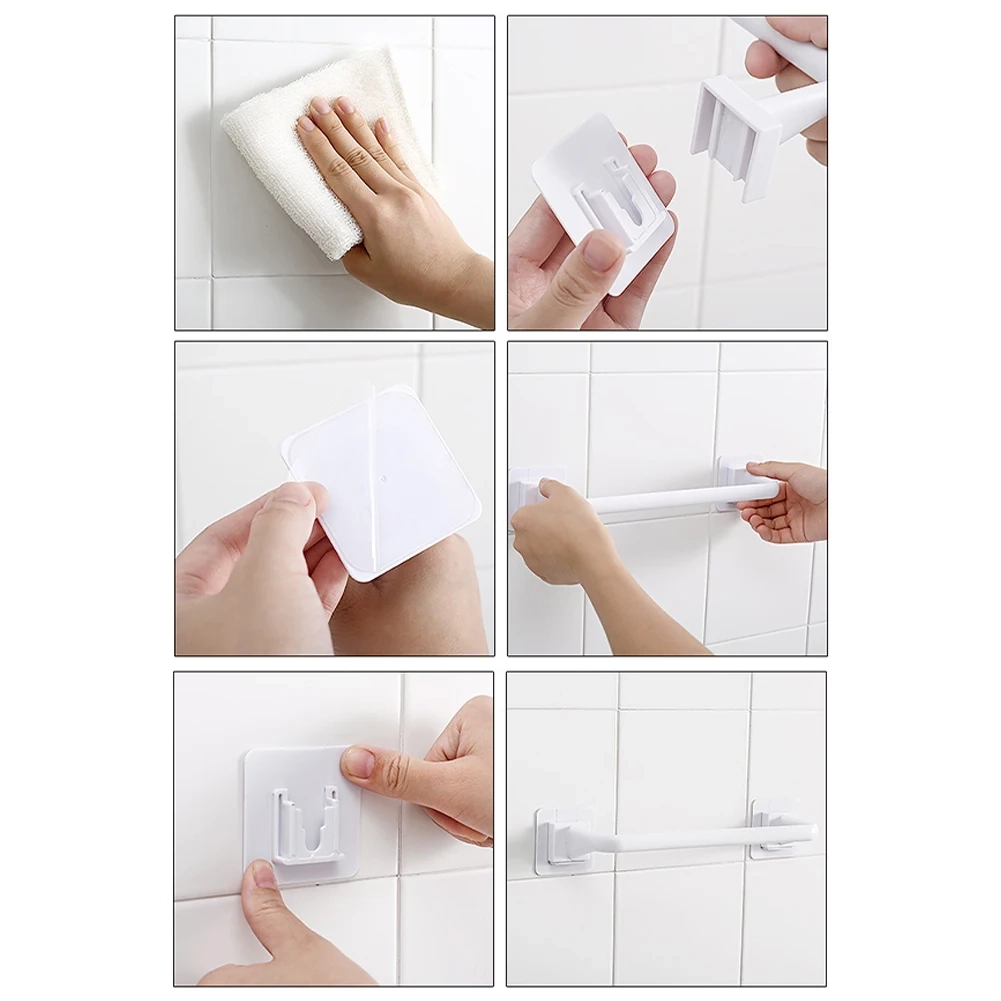Self-Adhesive Wall-Mounted Towel Bar - Image 4