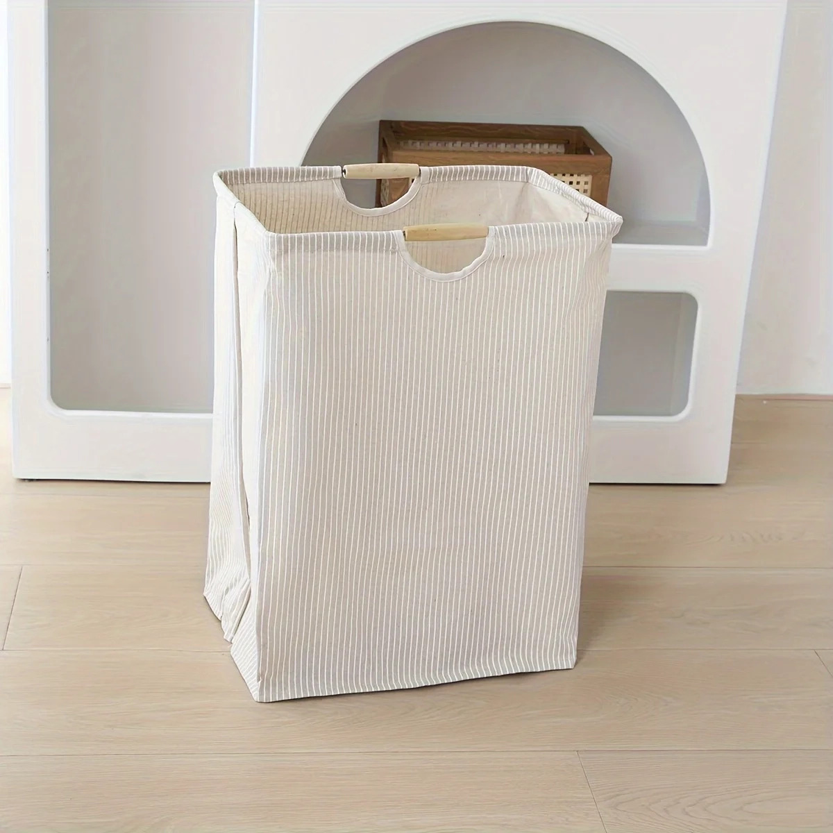 Extra Large Self-Standing Laundry Basket with Handles - Image 6