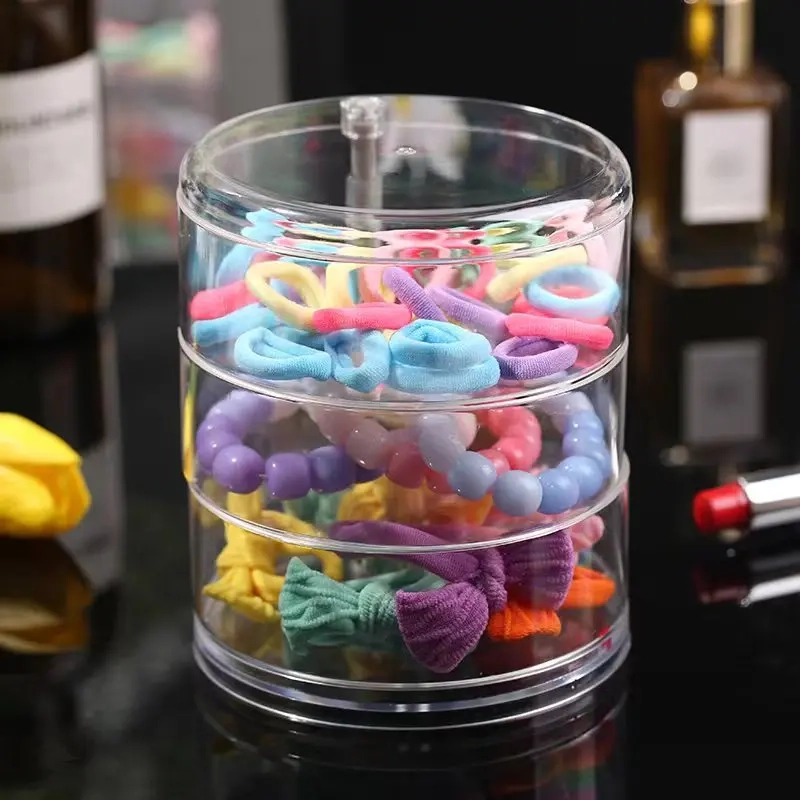 Rotating Multi-Layer Acrylic Jewelry Storage Box - Image 5