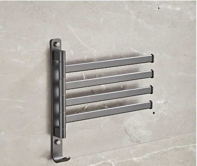 Swivel Wall-Mounted Towel Rack - Image 9