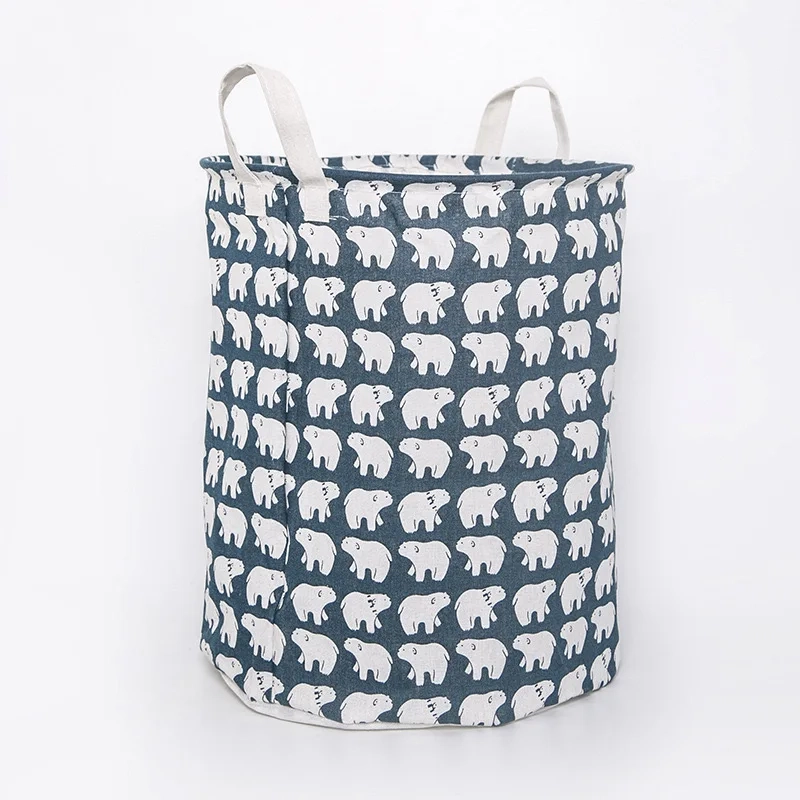 Canvas Laundry and Toy Storage Basket - Image 8
