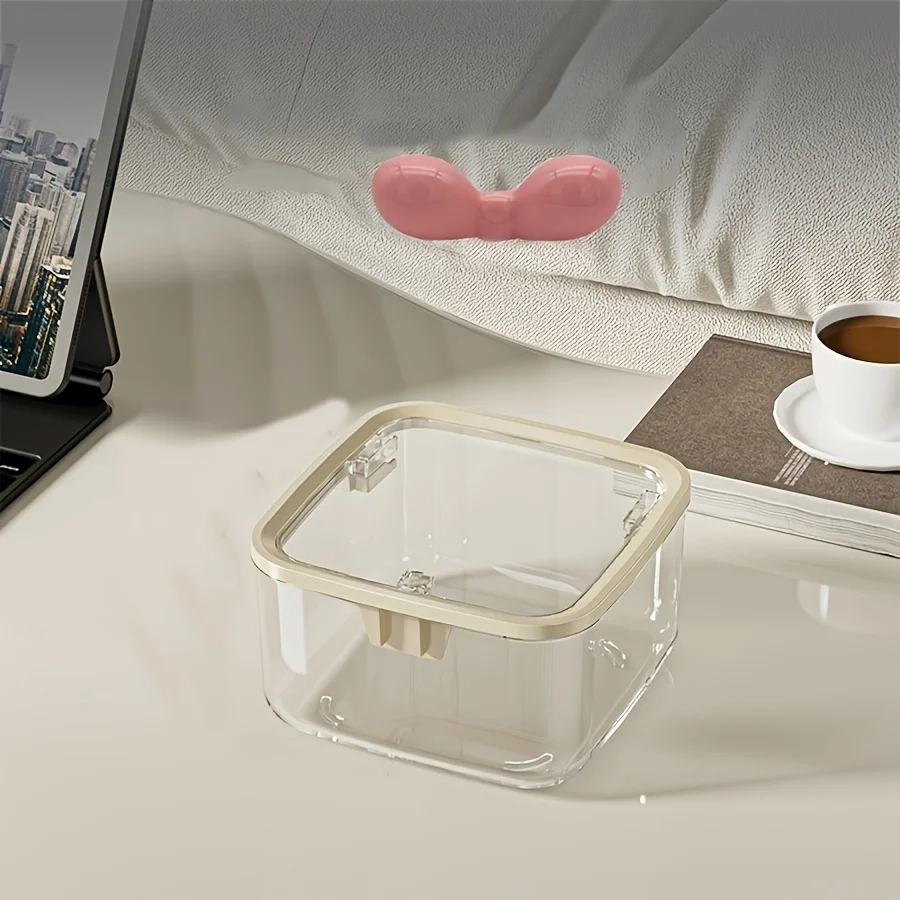 Clear Hair Accessories Dustproof Storage Box - Image 4
