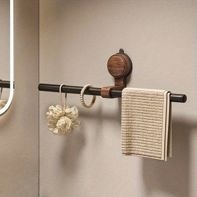 Suction Cup Wall-Mounted Towel Bar