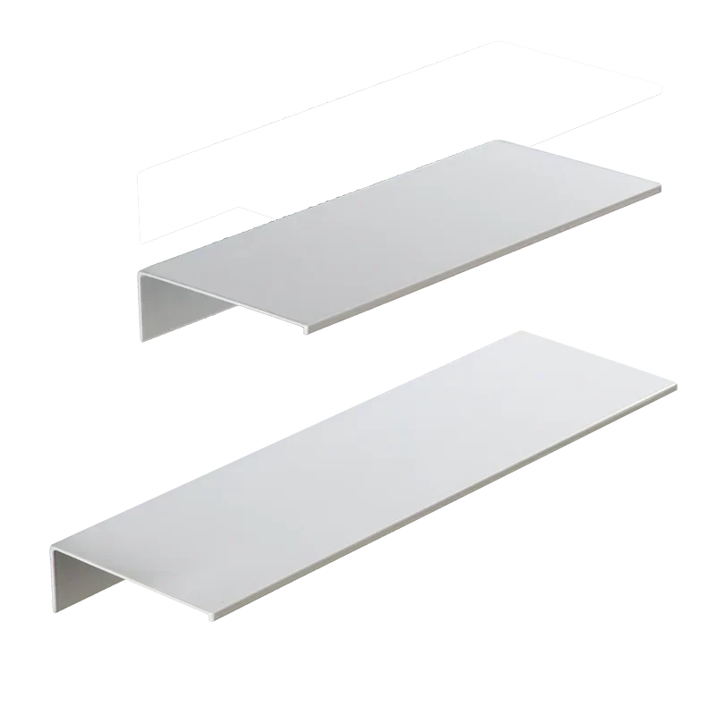 No-Drill Metal Wall Shelf
