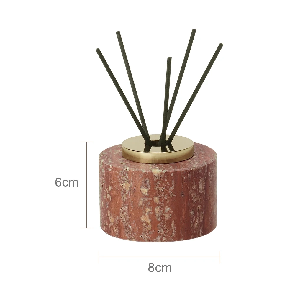 Red Travertine Bathroom Accessory Collection - Image 15