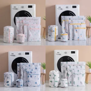 6-Piece Fine Mesh Laundry Bag Set for Delicates