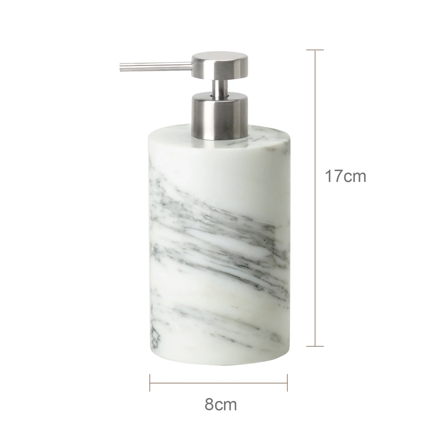 White Arabescato Marble Bathroom Accessory Collection - Image 10